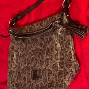 ooney & Bourke Newbury in brown boa